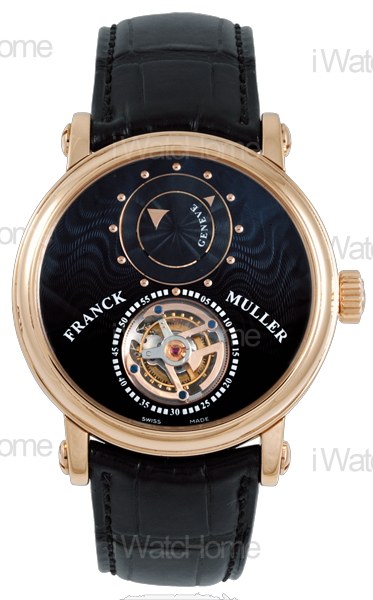 FRANCK MULLER Double Mystery玫瑰金陀飛輪鑽錶